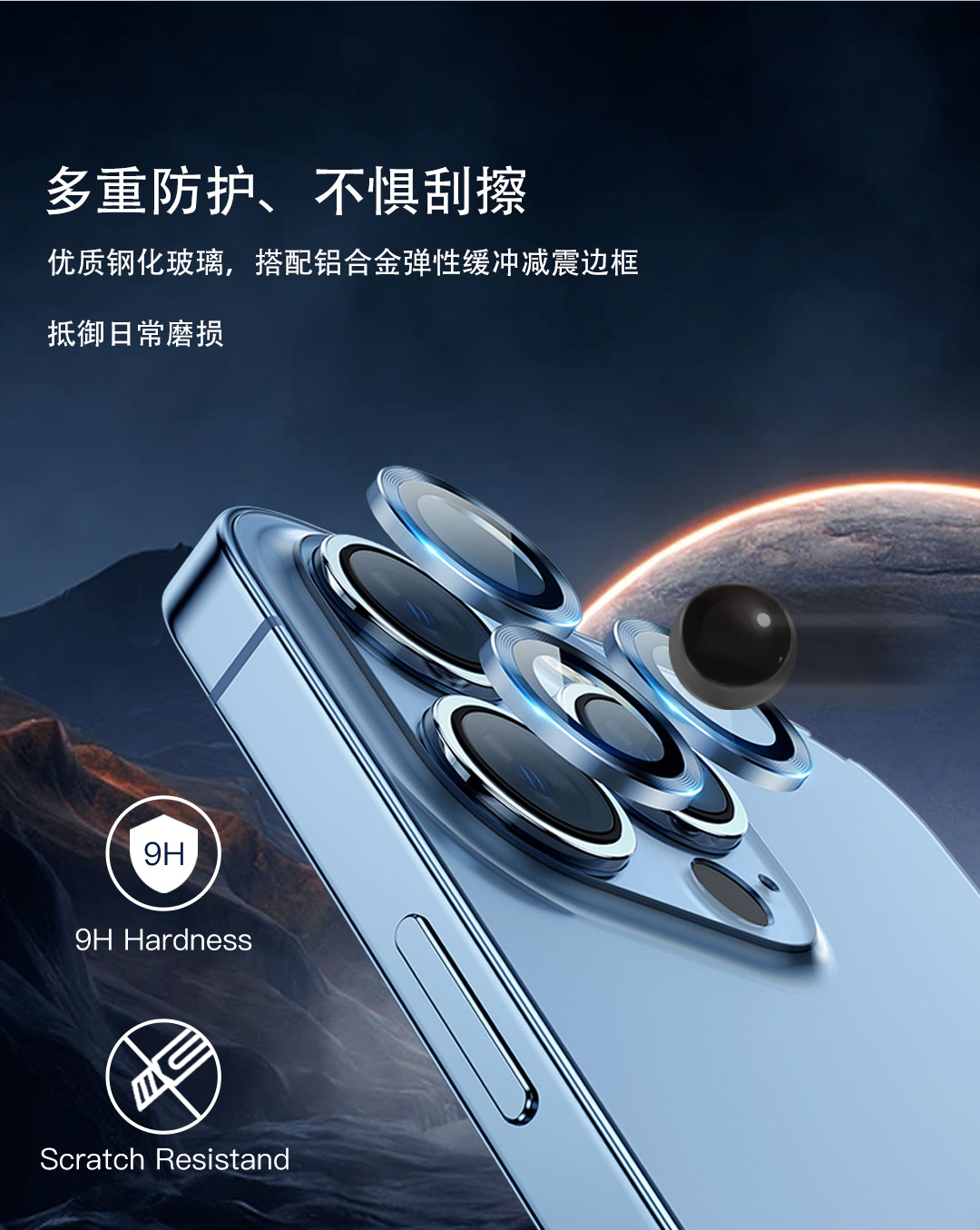 鹰眼镜头保护膜